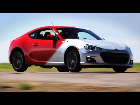 Scion FRS (GT86) vs Subaru BRZ Track Test Video