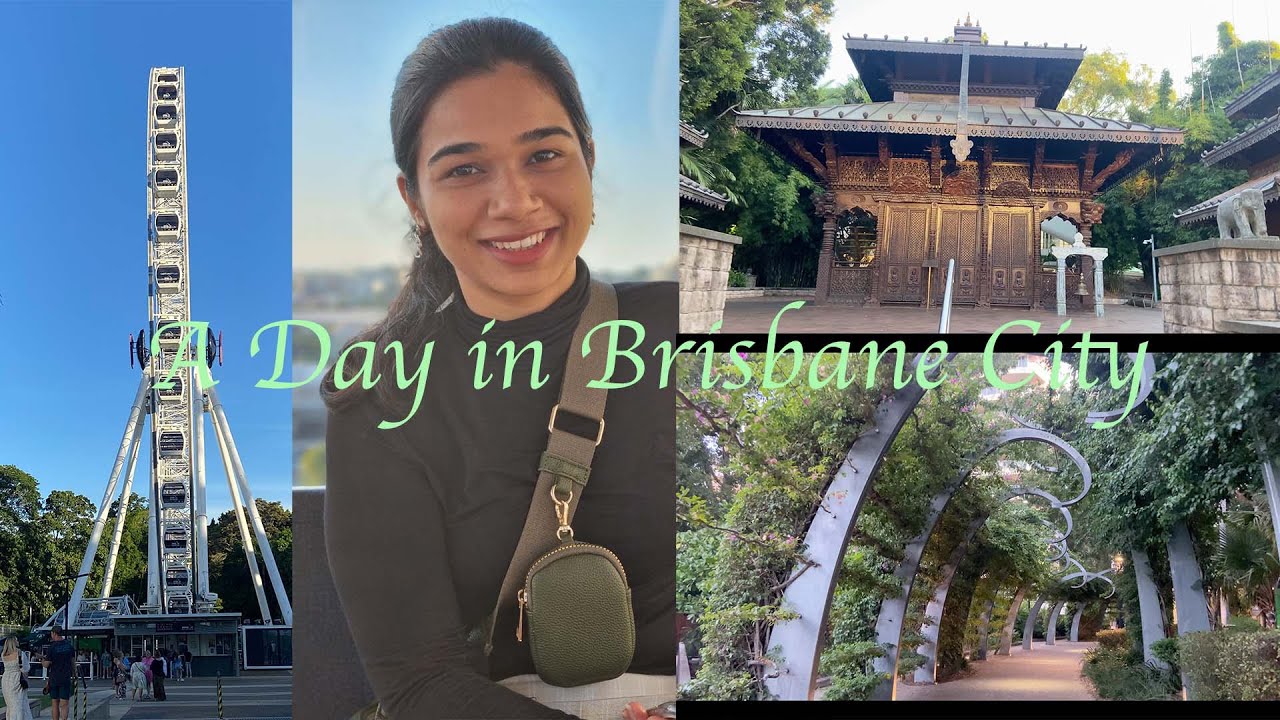 An explorer experiences Wheel of Brisbane ride.