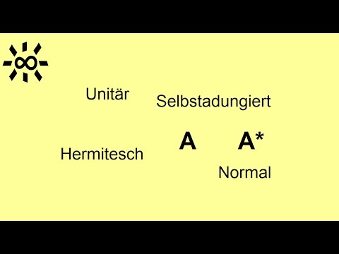 Matrizen normal hermitesch selbstadjungiert unitär