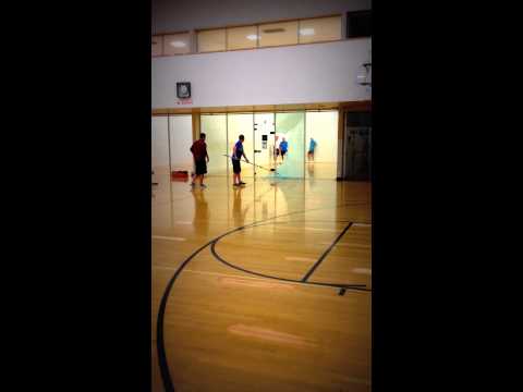 Racquetball Class Should Never Result in Broken Glass....