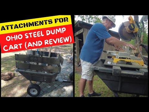 Ohio Steel Dump Cart | Attachments and Review
