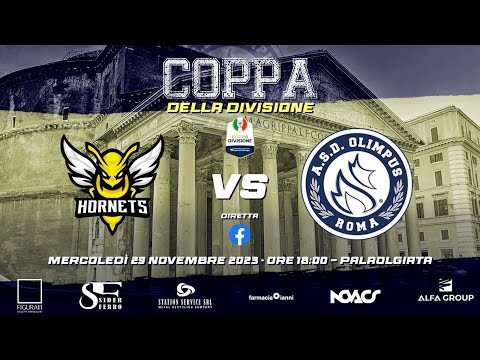Coppa della Divisione: Sporting Hornets - Olimpus Roma