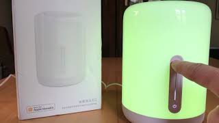 MiJia Xiaomi Bedside Lamp 2 (MJCTD02YL/MUE4085CN/MUE4093GL) - відео 10