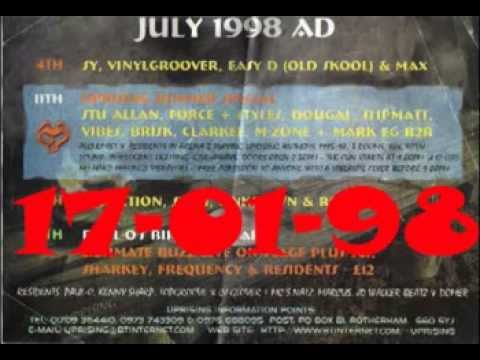 Dj Clarkee Uprising  17 01 98 3rd Birthday With Jully Flyer?