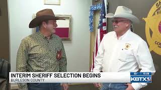 Funeral plans set for Burleson County Sheriff, search underway for interim leader
