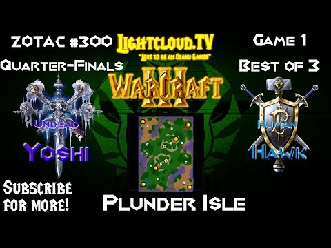DkH.Yoshi (UD) VS Hawk (HU) - WC3 G1 - ZOTAC #300 QF