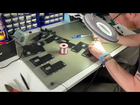 Assembling expression pedals at the MOD Office