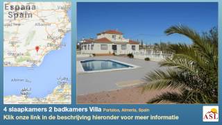 preview picture of video '4 slaapkamers 2 badkamers Villa te Koop in Partaloa, Almeria, Spain'