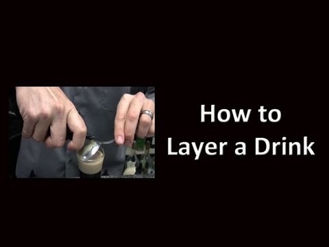 How to Layer a Cocktail Drink Shot
