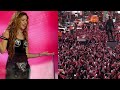 Shakira's Electrifying Times Square Pop-Up Concert: 40,000 Fans, Dynamic Performance #shakira