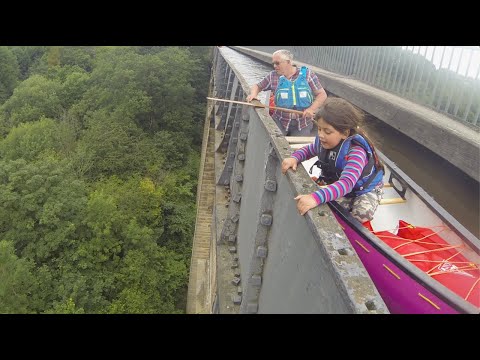 Canoeing the Pontcysyllte Aqueduct:  The Stream in the Sky