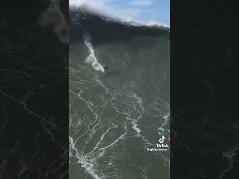 the biggest wave Nazare portugal surf #surf #waves #extreme #extre #surfing