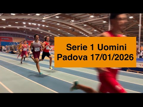 800m Padova Indoor 17 gennaio 2026 Serie 1