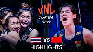 Download lagu LEGENDARY MATCH | THAILAND vs CHINA | Women's VNL 2022 mp3