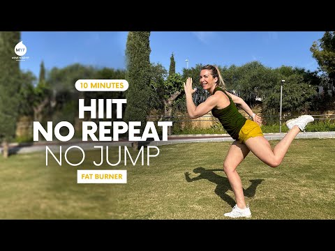 HIIT NO REPEAT NO JUMPING 🔥 FAT BURNER - Burn calories 💦 Jessica Mellet - Move Your Fit