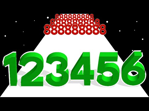 NUMBER STACK 3D: Level Up Numbers, Math Games Part 3 MAX LEVEL!