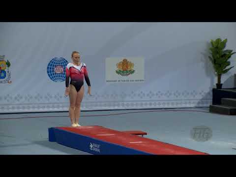 KOROBEINIKOVA Anna (RUS) - 2017 Trampoline Worlds, Sofia (BUL) - Qualification Tumbling Routine 2