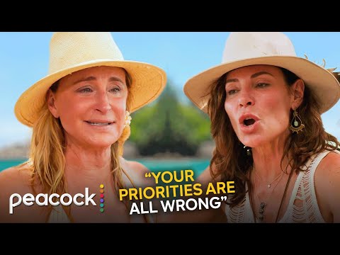 Kelly Bensimon Revisits Her Infamous Scary Island Dinner | The Real Housewives Ultimate Girls Trip