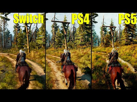 Nintendo Switch vs. PS4 vs. PS5 | The Witcher 3 Next Gen Update