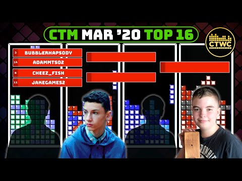 Level 33 in competition!? March 2020 CTM - Red Bracket - Classic Tetris Monthly