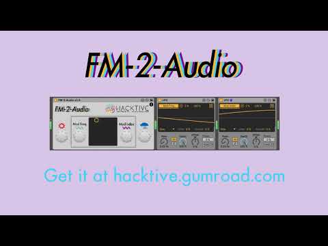 New FM-2-Audio | Max for Live | Ableton