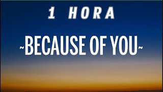 [1 HORA] Kelly Clarkson - Because Of You (Lyrics)