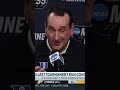 Coach K speaks after making Sweet 16 #shorts