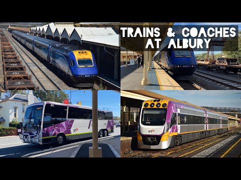 Trains & Coaches at Albury - April 2022