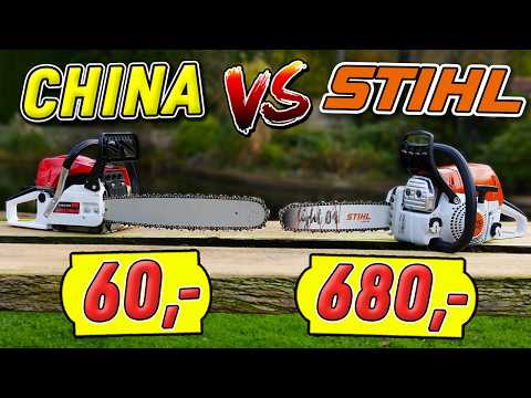 60€ CHINASCHROTT schlägt 600€ STIHL?