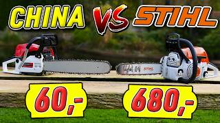 60€ CHINA KETTENSÄGE schlägt STIHL? BILLIGSTE KETTENSÄGE auf AMAZON | WERKZEUG NEWS 348
