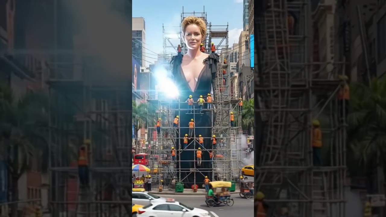Sharon Stone Reimagined in 3D  Giant Hollywood Legend Build! #SharonStone #shorts  #HollywoodLegend