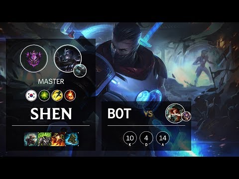 Shen Bot vs Miss Fortune - KR Master Patch 10.6