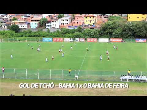 Gol de Tchô   Bahia 3 x 0 Bahia de Feira amistoso 24 01 2015 360p