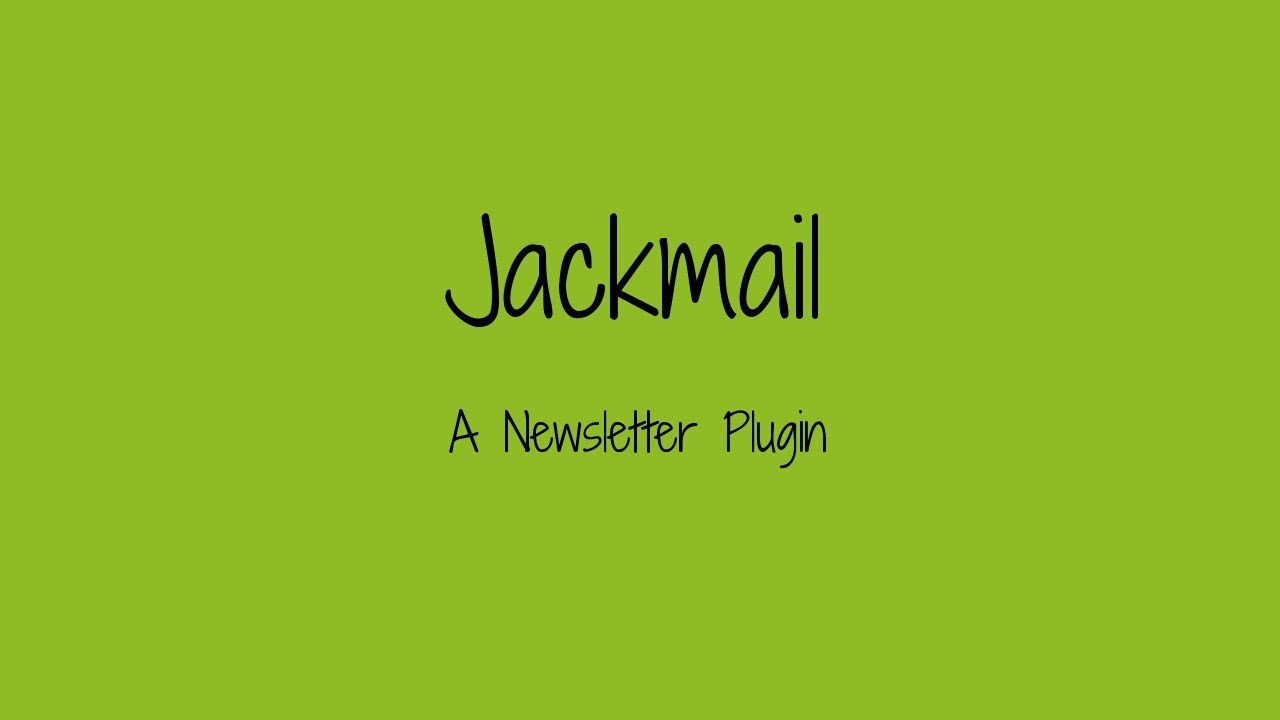 Jackmail Newsletter Plugin and Ninja Forms