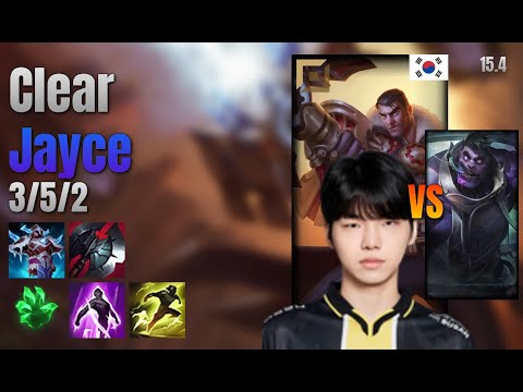 Clear Top Jayce vs Dr. Mundo lol KR solo rank Full Game 15.4 | 클리어 제이스 vs 문도 박사