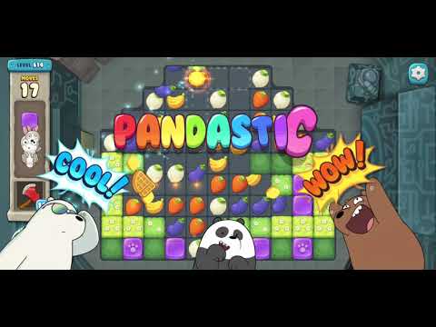 We Bare Bears Match3 Repairs Level 614 - No Boosters