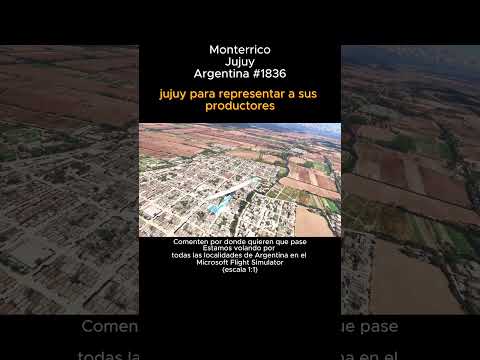 Monterrico, Jujuy desde el Microsoft Flight Simulator #monterrico #jujuy #argentina #Msfs2024