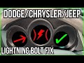 red lighting bolt fix ( dodge / jeep / Chrysler ) RELEARN PROCESS