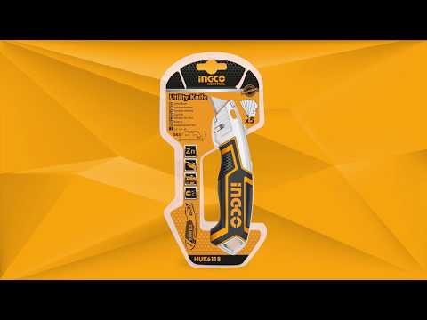 Features & Uses of Ingco Utility Knife HUK6118