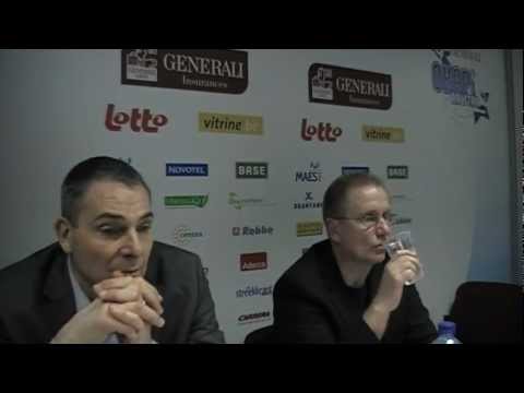 persbabbel Generali Okapi Aalstar vs Antwerpen 21 januari 2012