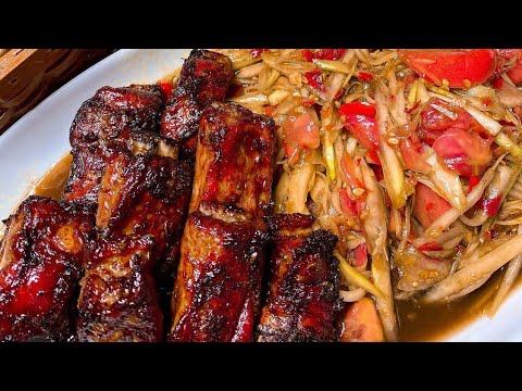 Marinade Recipe Lao BBQ Food Vietnamese Food Cambodian Hmong Mein Air Fryer How to make Asian Food