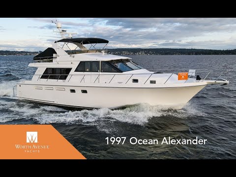 54' (16.46M) Ocean Alexander Motor Yacht BLACK GOLD Sold By Worth Avenue Yachts