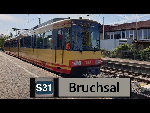AVG Führerstandsmitfahrt S31 Odenheim - Bruchsal