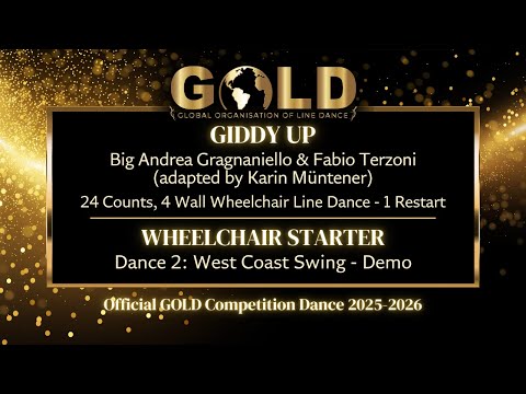 GOLD 2025 Wheelchair Starter - Dance 2: WCS "Giddy Up" - Demo with music