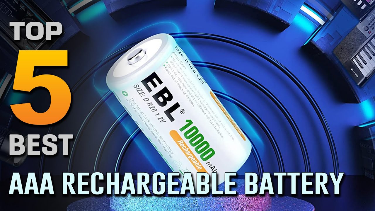 Top 5 Best AAA Rechargeable Batteries for Solar Lights/Led Flashlight & Headlamps [Review 2023]