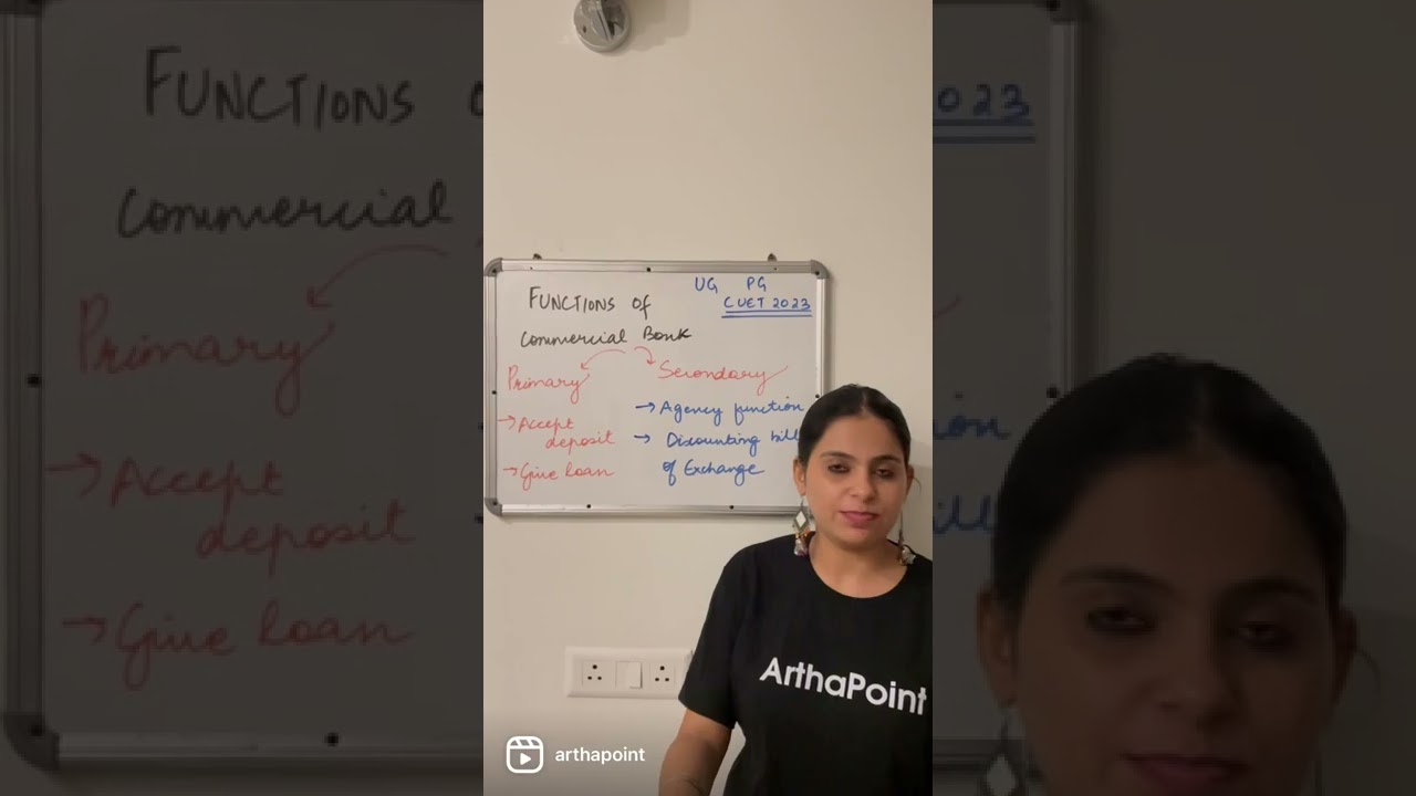 Functions of Commercial Bank #arthapoint #economics #delhiuniversity #microeconomics #macroeconomics