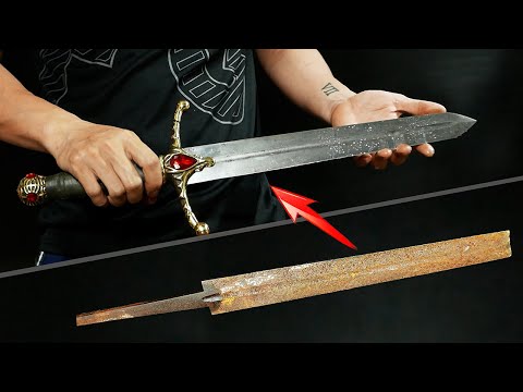 The Value of a Broken Sword - Successfully Restored a Rusted Blade into a Perfect Short Sword!
