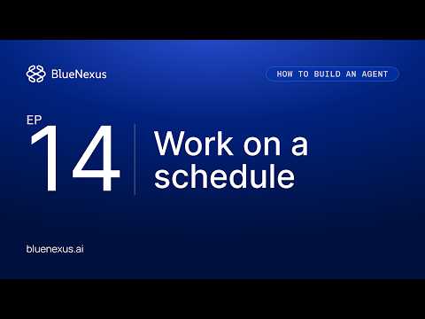 Scheduled Tasks — demo video