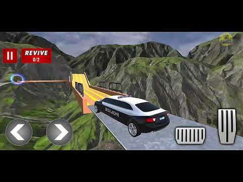 Police Limo Car Stunts GT Racing: Ramp Car Stunts - Android Gameplay (Full HDR)