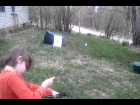 Hunter tinker warmin up the bow